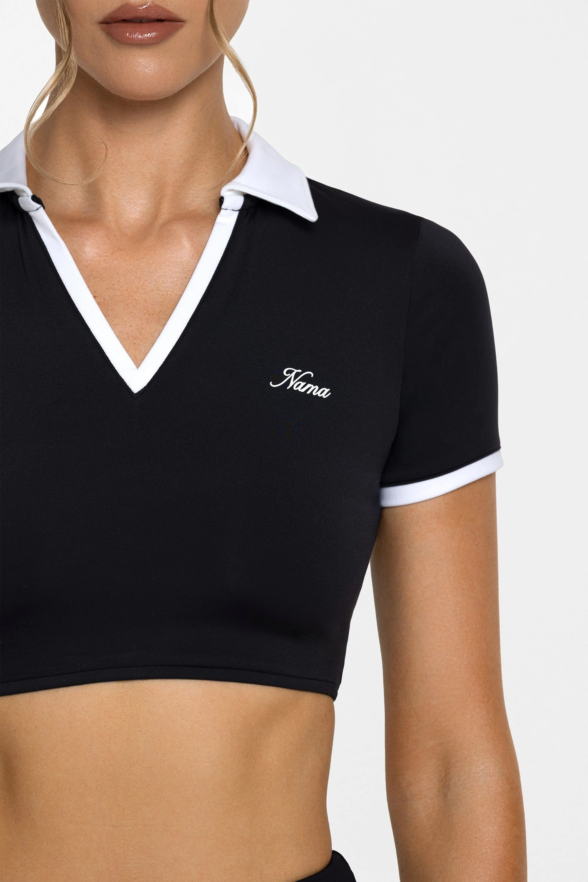 Body Butter™ Crop Polo Top - Image 4