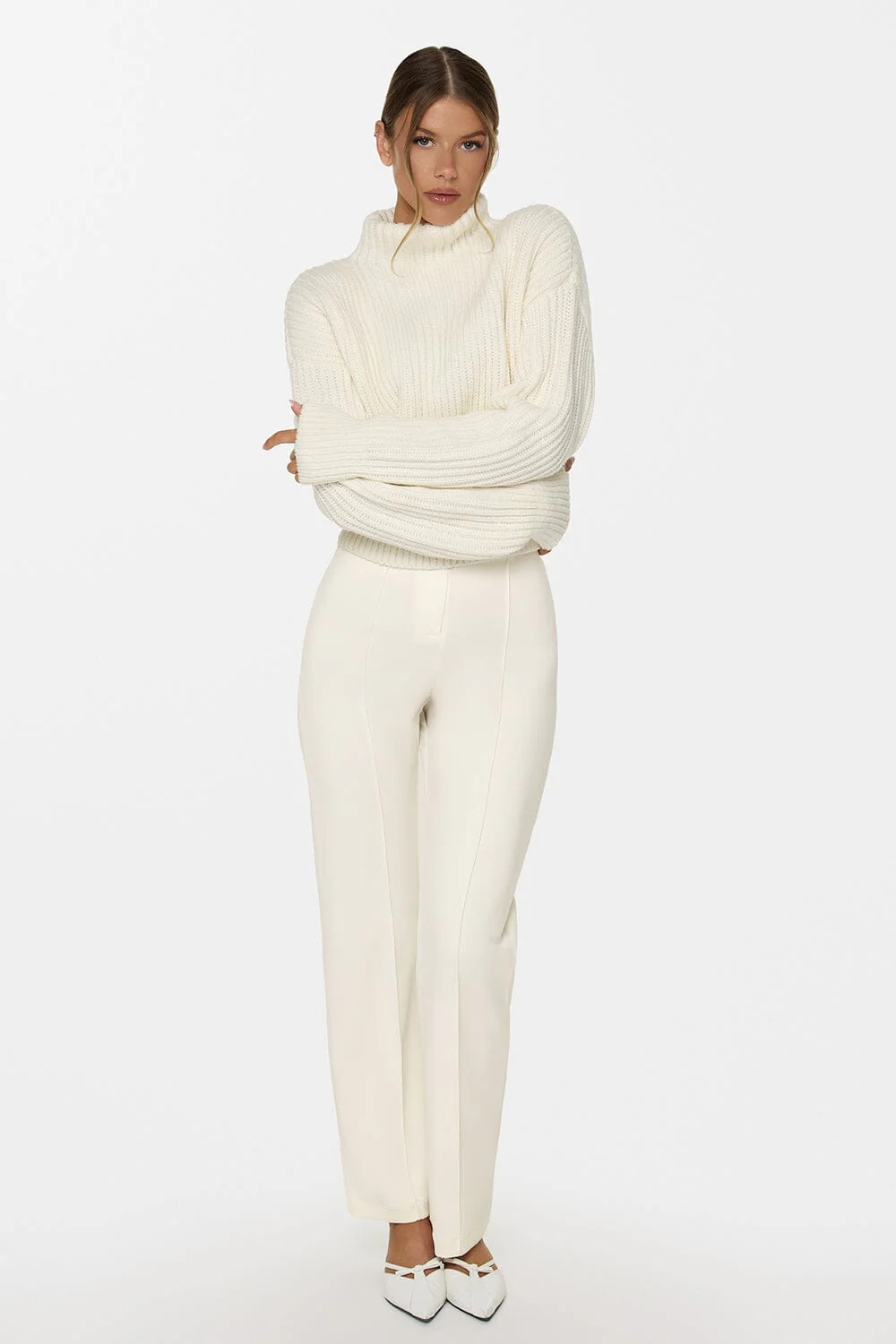 Mock Knit Sweater - Image 7