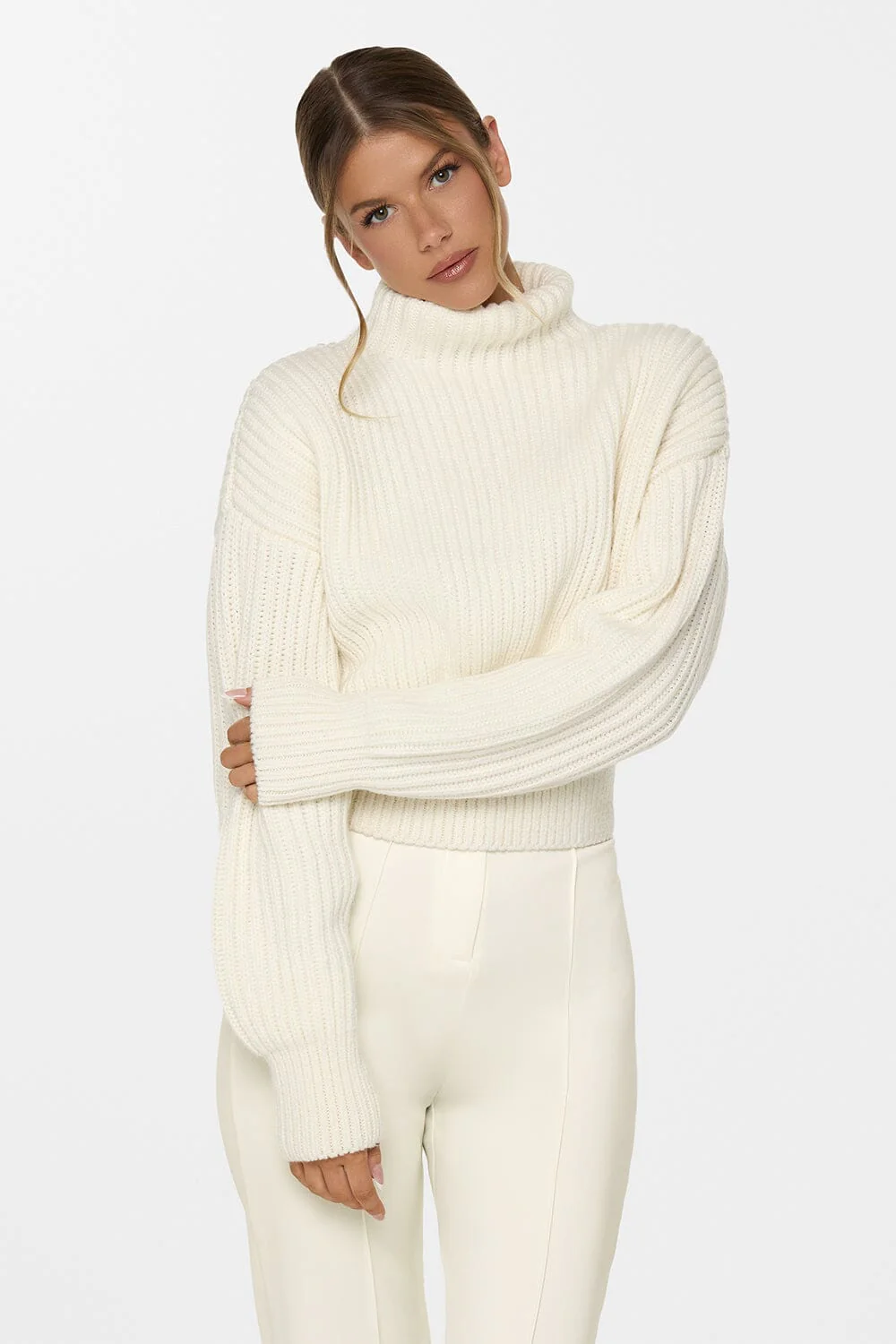 Mock Knit Sweater - Image 8